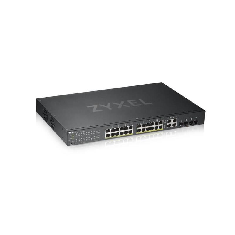 Switch 24 porte gestito Gigabit Ethernet (10/100/1000) con PoE nero - Zyxel GS1920-24HPv2