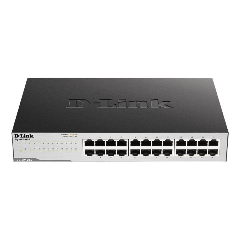Switch 24 porte Gigabit Ethernet easy desktop - D-Link GO-SW-24G