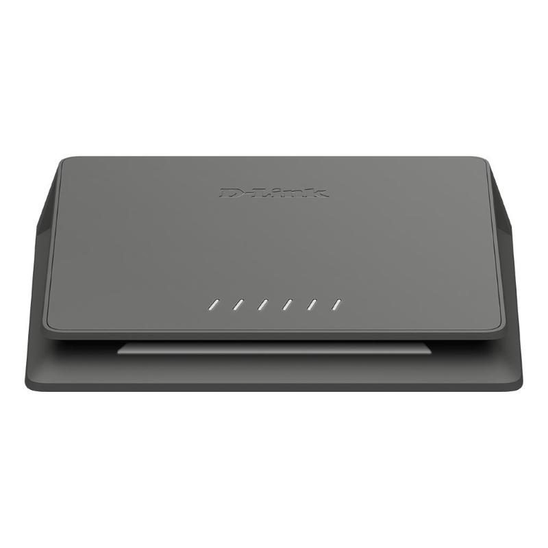 Switch non gestito 5 x 100/1000/2.5G + 1 x 100/1000/2,5G/5G/10G uplink - D-Link DMS-106XT