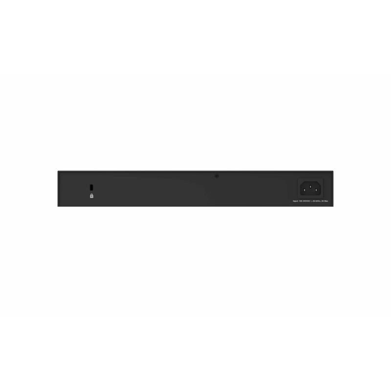 Switch 1U non gestito 24 porte LAN RJ-45 full duplex 10/100/1000 Mbps PoE nero - Netgear GS324P