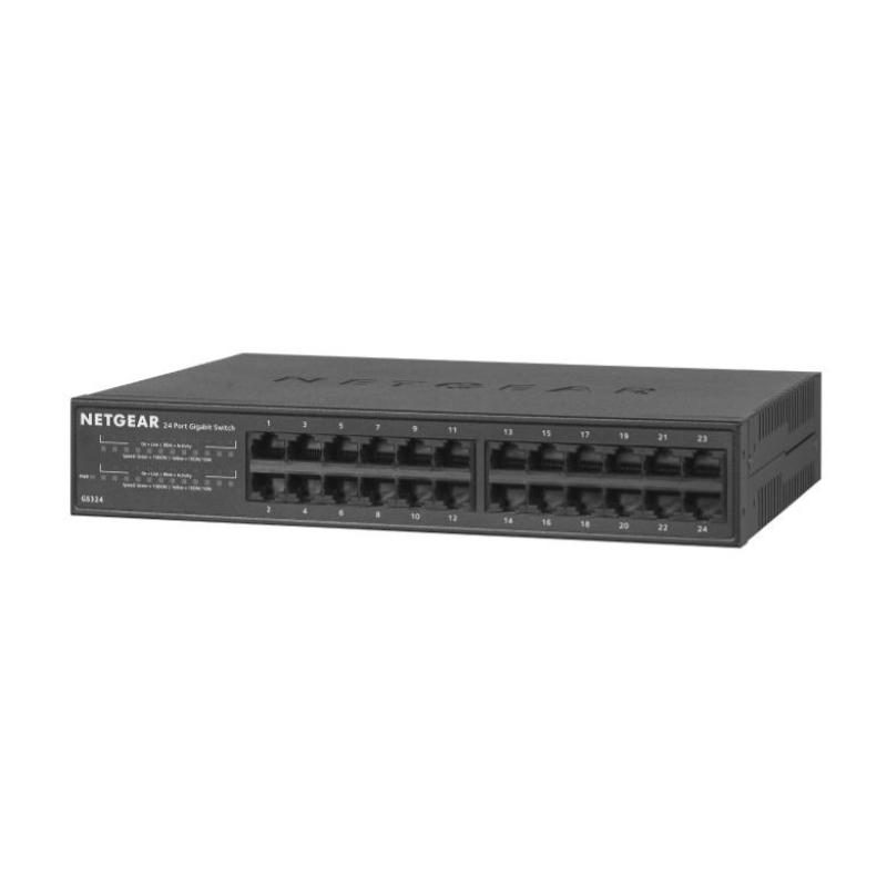 Switch 24 porte Gigabit Ethernet non gestito - Netgear GS324-200EUS