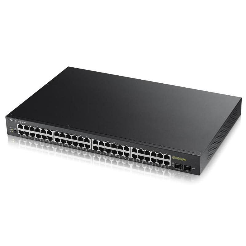 Switch web managed 48 porte gigabit + 2 SFP - Zyxel GS1900-48-EU0102F