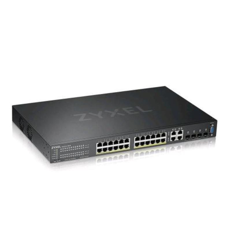 Switch di rete gestito L2 Gigabit Ethernet 10/100/1000 con PoE nero - Zyxel GS2220-28HP-EU0101F