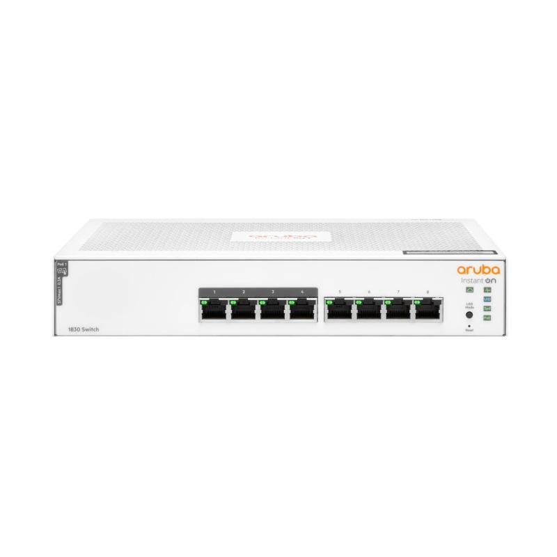 Switch 8 porte gigabit di cui 4 PoE 65 W - HP Enterprise Aruba