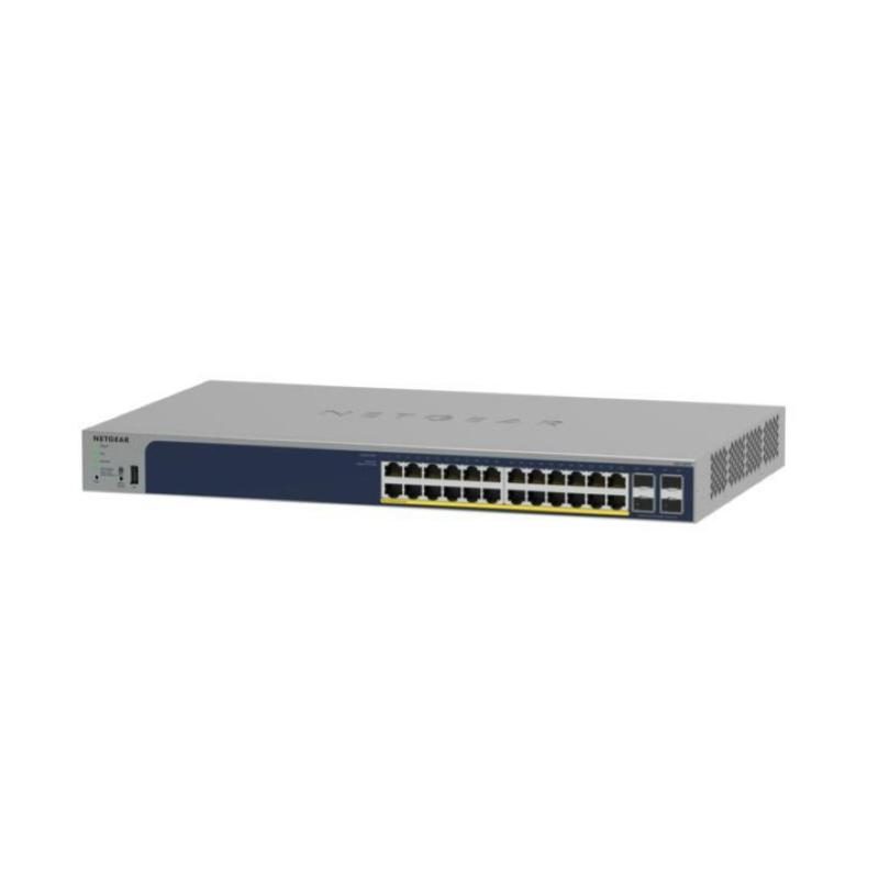 Switch gestito L3 48 x 10/100/1000 (PoE+) + 4 x Gigabit SFP, PoE+ 760 W, montabile su rack - NETGEAR GS752TPP-300EUS