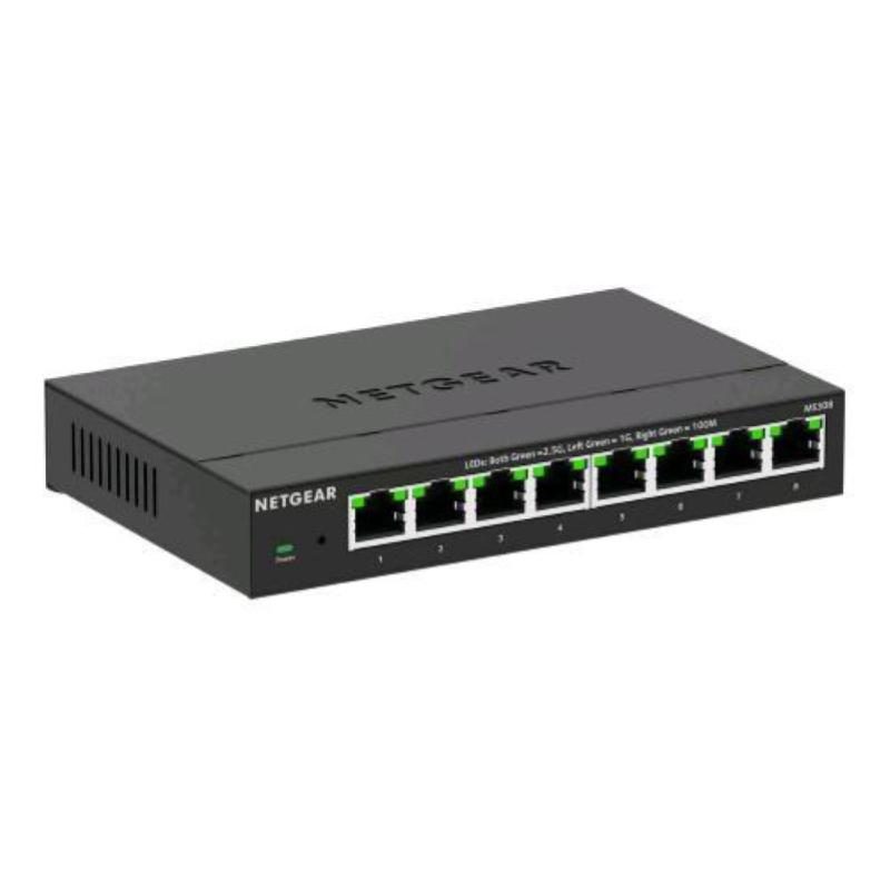 Switch non gestito multi-gigabit 8 x 100/1000/2.5G desktop nero - NETGEAR MS308-100EUS