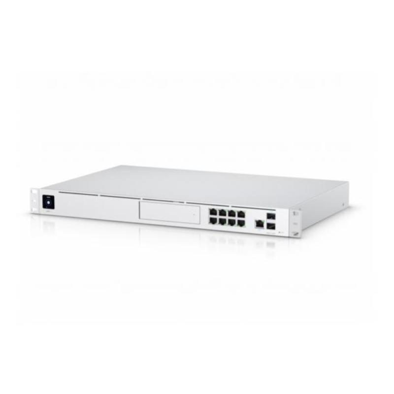 Switch 8 porte LAN Gigabit RJ45 + 1 WAN con baia HDD 3.5, 1U rack - Ubiquiti UniFi