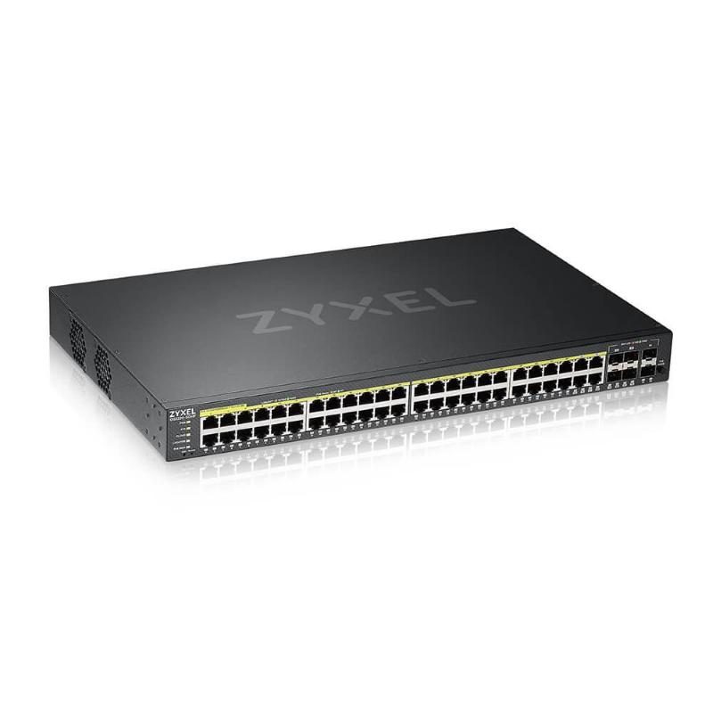 Switch gestito L2 44 x 10/100/1000 (PoE+) + 4 x combo Gigabit SFP + 2 x Gigabit SFP PoE+ 375 W rack - Zyxel GS2220-50HP-EU0101F