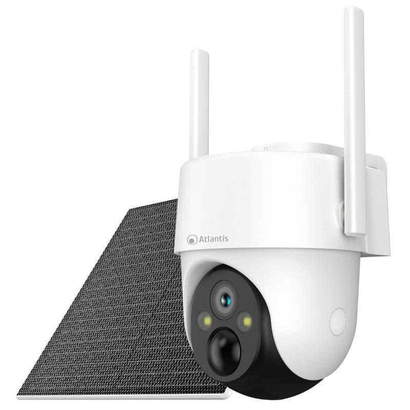 Telecamera IP PTZ da esterno wireless 4G 3MP bianca - Atlantis Land Volta Pro A16-VL70P-4G