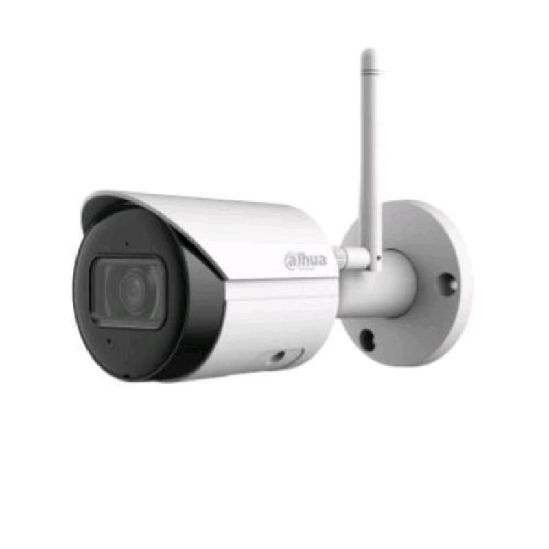 Telecamera IP 4 Mpx bullet interno/esterno 3,6 mm Wi-Fi IR 30 m IP67 DC12V micro SD bianca - Dahua IPC-HFW1430DS-SAW