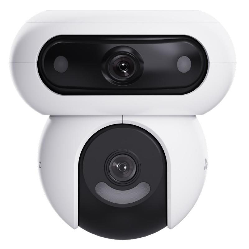 Telecamera motorizzata da esterno a doppio obiettivo 2K 4 Mpx Wi-Fi, visione notturna a colori, audio bidirezionale - EZVIZ H90