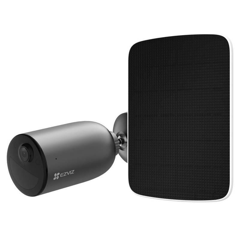 Telecamera da esterno a batteria 4G 2K con pannello solare 5 W, visione notturna a colori, difesa attiva - EZVIZ EB3 4G
