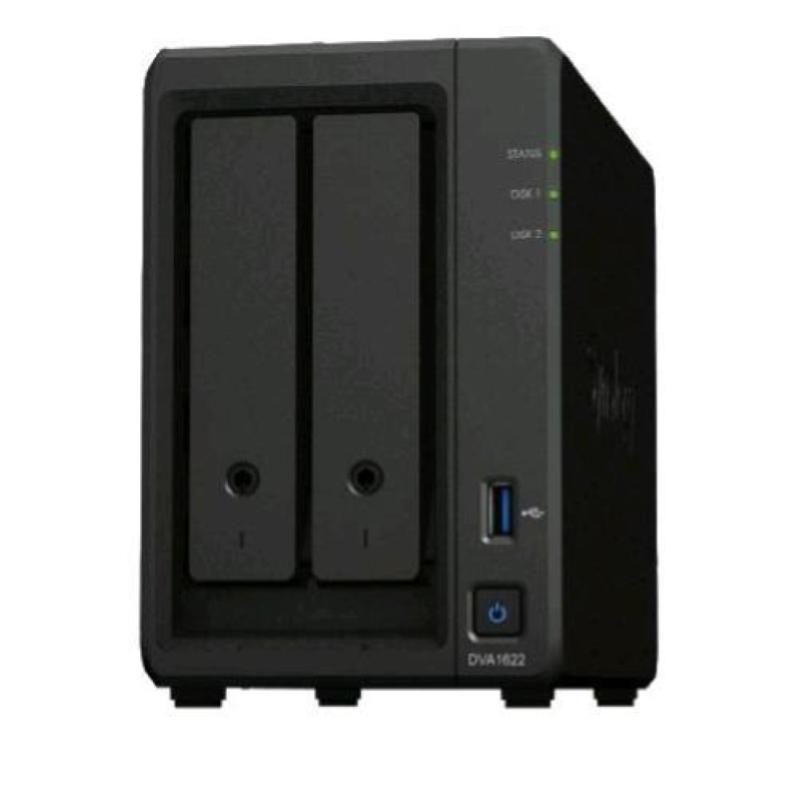 Videoregistratore NVR 16 canali con deep learning, Gigabit Ethernet, per videosorveglianza - Synology DVA1622