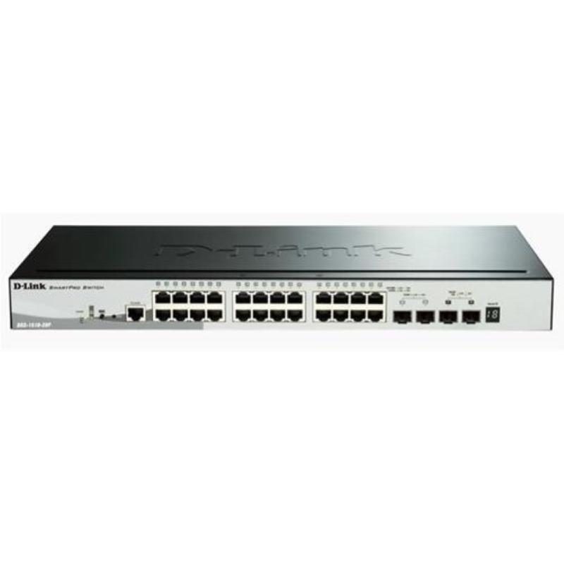 Switch di rete 24 porte RJ45 Gigabit Ethernet (10/100/1000) 2 porte SFP 2 porte SFP+ - D-Link DGS-1510-28P