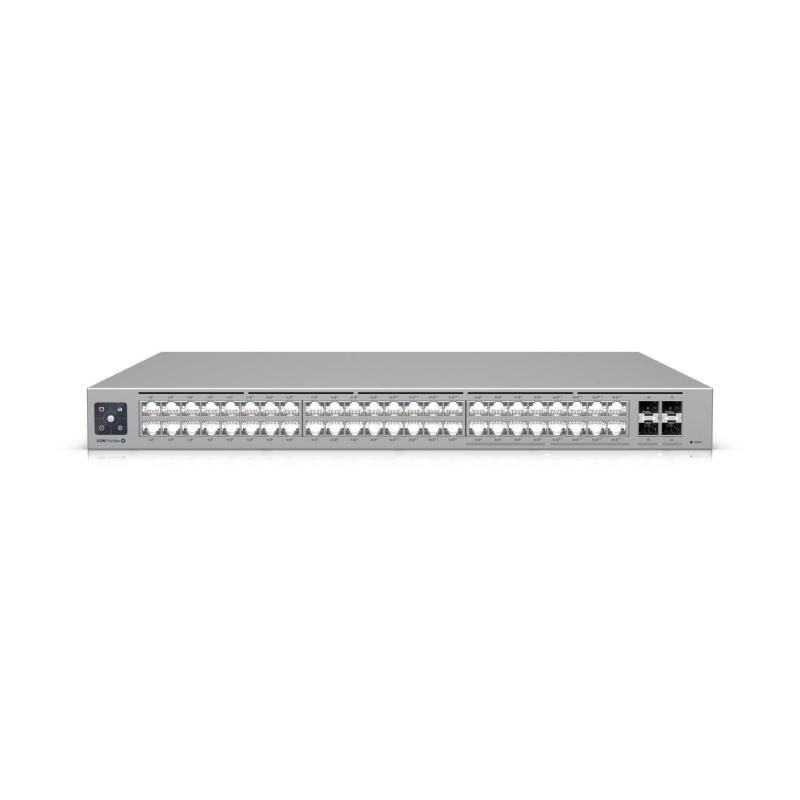 Switch di rete L3 2.5G Ethernet (100/1000/2500) con supporto Power over Ethernet (PoE) grigio - Ubiquiti USW-Pro-Max-48-PoE