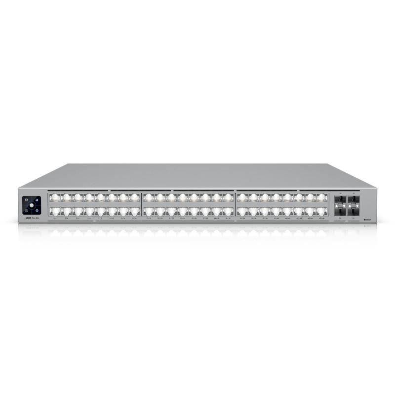 Switch UniFi 48 porte L3 EtherLighting con 32 porte 10GbE, 16 porte 2,5GbE, 4 porte 25G SFP28 - Ubiquiti USW-Pro-XG-48-EU
