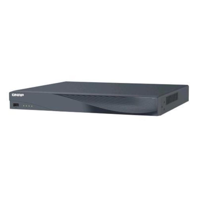 NVR 16 canali con 2 baie HDD 2.5/3.5, LAN PoE, montaggio su rack 1U - QNAP TVR-AI200