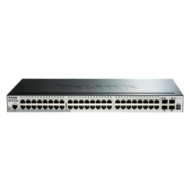Switch 52 porte Gigabit PoE managed con 4 porte 10G SFP+ - D-Link