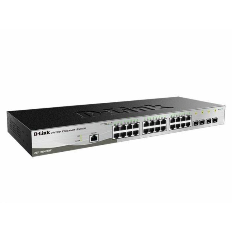 Switch 24 porte 10/100/1000Base-T + 4 SFP - D-Link