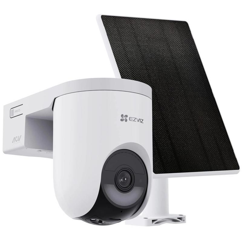 Telecamera motorizzata da esterno a batteria + pannello solare, 4G, 2K+, visione notturna a colori - EZVIZ HB8 Lite 4G
