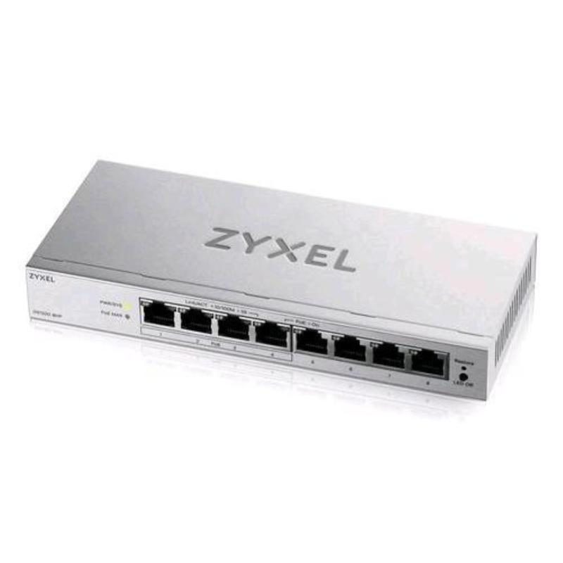 Switch gestito L2 8 x 10/100/1000 (4 PoE+) PoE+ (68 W) desktop grigio - Zyxel GS1200-8HPV3-EU0101F
