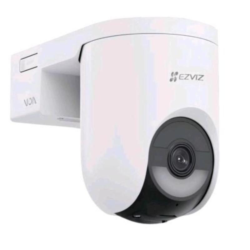 Telecamera da esterno motorizzata a batteria 2K 5.200 mAh Wi-Fi, visione notturna, bianca - EZVIZ HB8 Lite