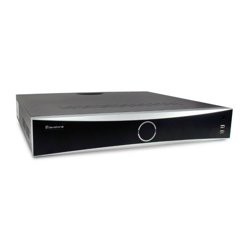 Videoregistratore di rete (NVR) nero, grigio - LevelOne NVR-0411