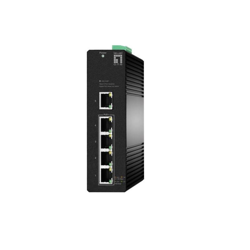 Switch di rete gestito L2 Gigabit Ethernet (10/100/1000) con supporto Power over Ethernet (PoE) - LevelOne IGS-2105P