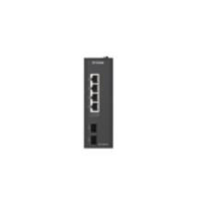 Switch di rete non gestito L2 Gigabit Ethernet (10/100/1000) DIN rail nero - D-Link DIS-100G-06