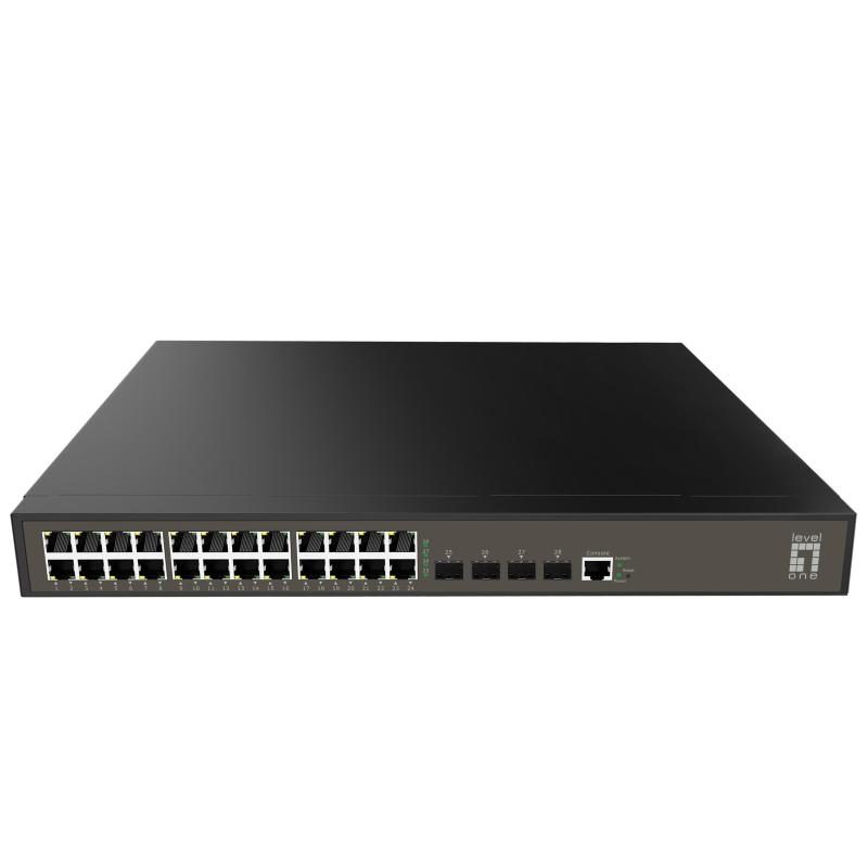 Switch di rete gestito L2+ Gigabit Ethernet (10/100/1000) 1U nero - LevelOne GEL-2871