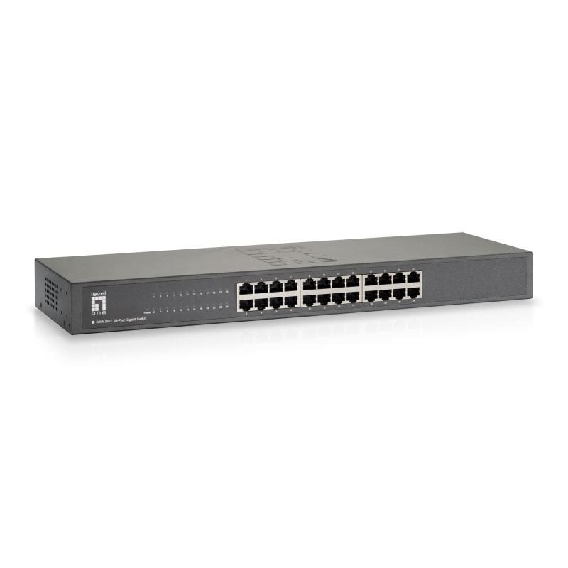 Switch di rete non gestito Gigabit Ethernet (10/100/1000) nero - LevelOne GSW-2457
