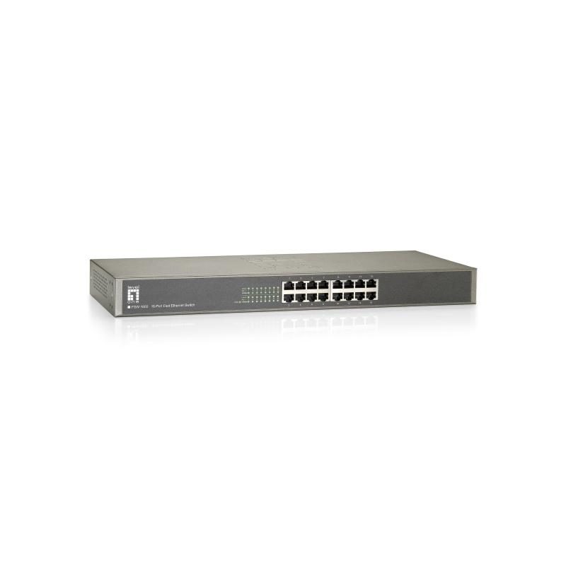 Switch di rete non gestito Fast Ethernet (10/100) grigio - LevelOne FSW-1650
