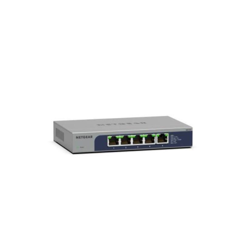 Switch di rete non gestito 2.5G Ethernet (100/1000/2500) con PoE 1U - Netgear MS105-100EUS