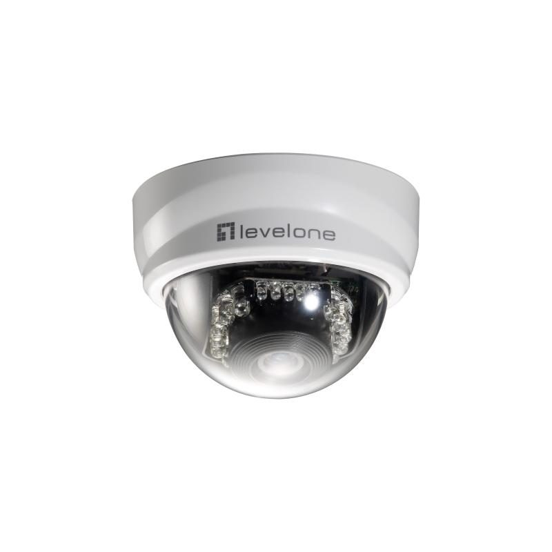 Telecamera di sicurezza IP a cupola da interno ed esterno 1920 x 1080 pixel - LevelOne FCS-3101