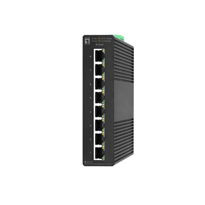 Switch di rete gestito L2 Gigabit Ethernet (10/100/1000) nero - LevelOne IGS-2108