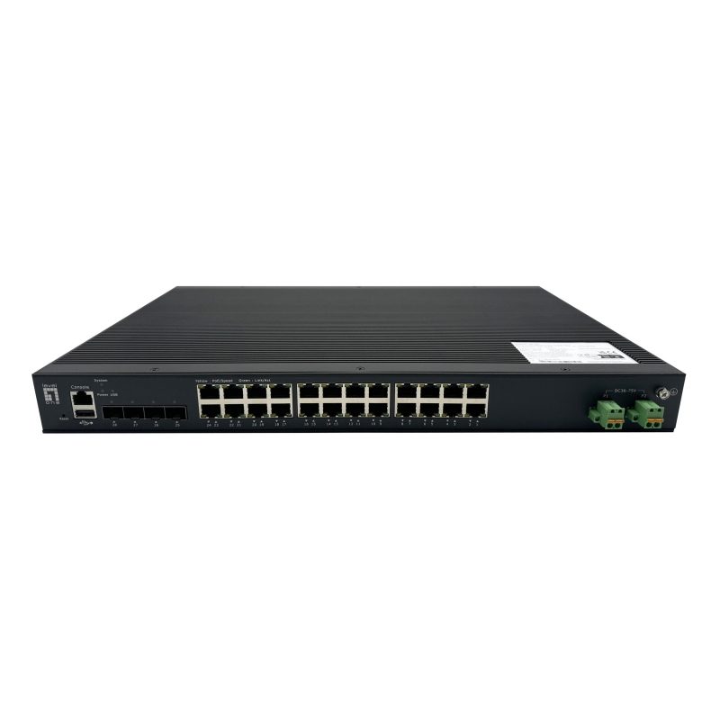 Switch di rete gestito L2+ Gigabit Ethernet (10/100/1000) con supporto PoE nero - LevelOne IXP-2871