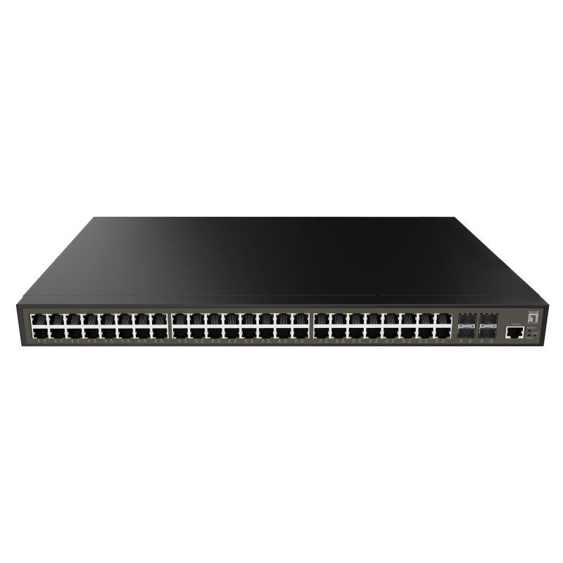 Switch di rete gestito L2+ Gigabit Ethernet (10/100/1000) 1U nero - LevelOne GEL-5271