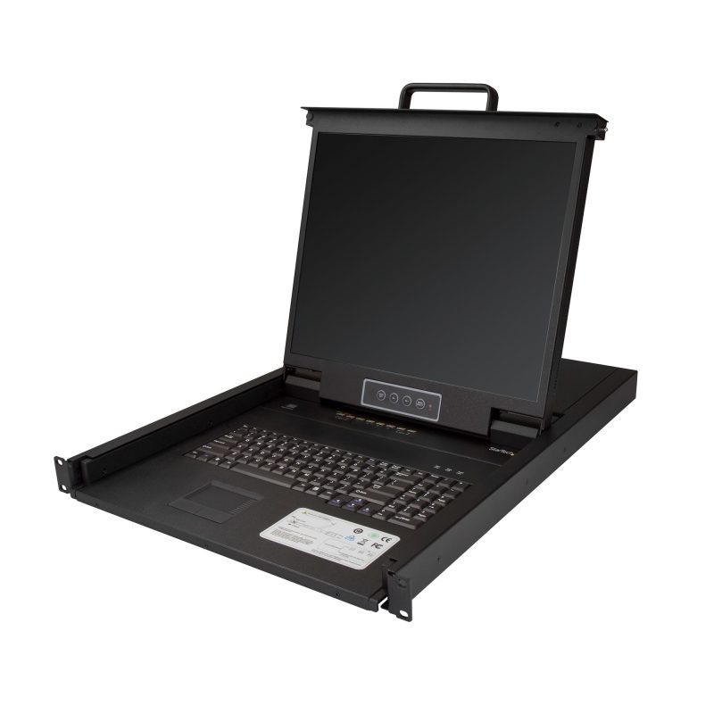 Console KVM per armadio rack a 8 porte VGA con schermo LCD 19 pollici 1U - StarTech.com
