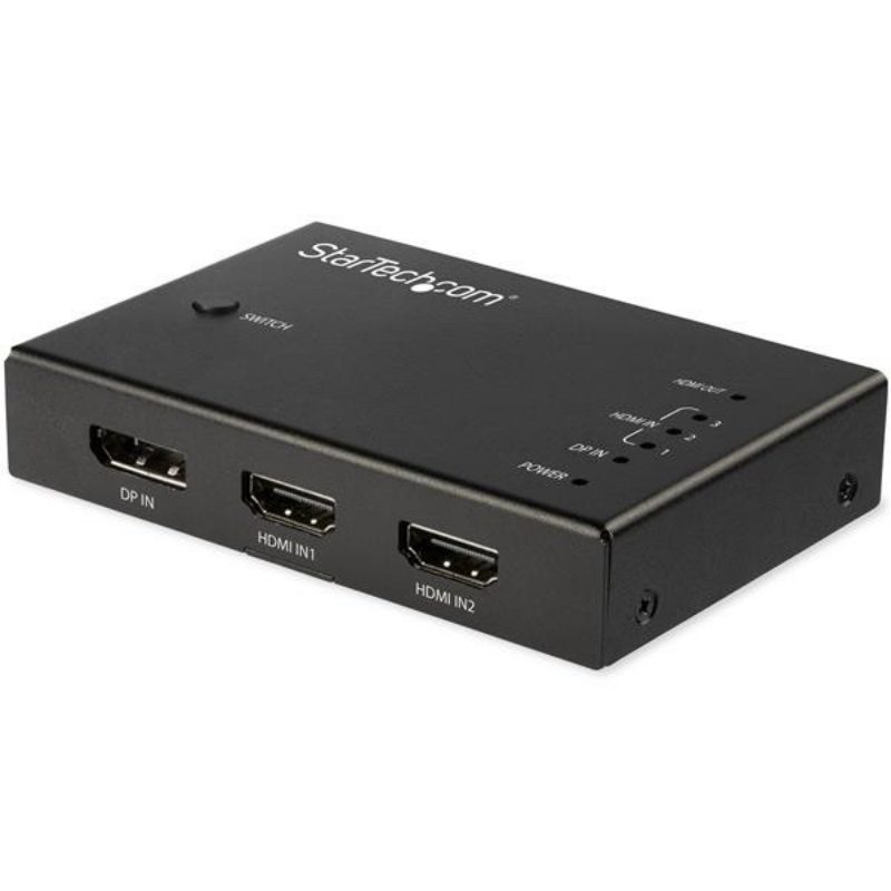 Switch commutatore a 4 porte HDMI: 3 x HDMI e 1 x DisplayPort, 4K 60 Hz - StarTech.com