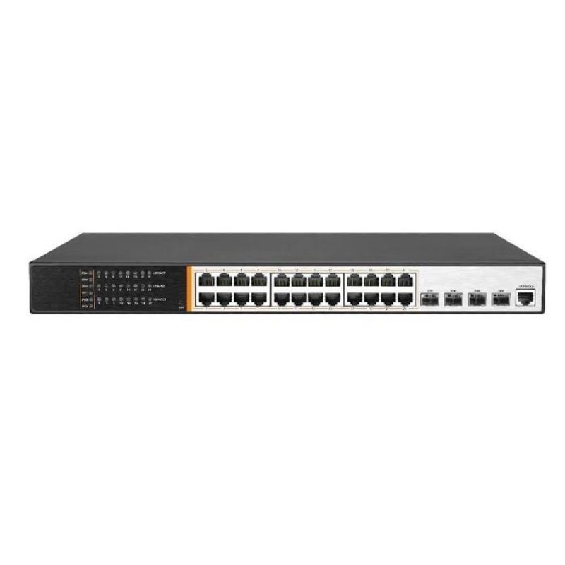 Switch 24 porte Gigabit PoE 2 SFP PoE 400 W - Link
