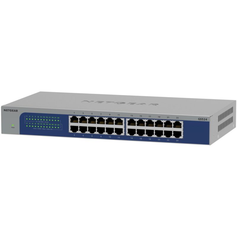 Switch di rete non gestito Gigabit Ethernet (10/100/1000) grigio - NETGEAR GS524-300EUS