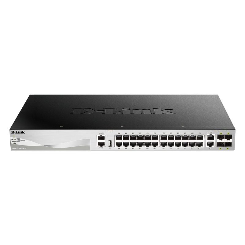 Switch di rete gestito L3 Gigabit Ethernet (10/100/1000) grigio - D-Link DGS-3130-30TS/E