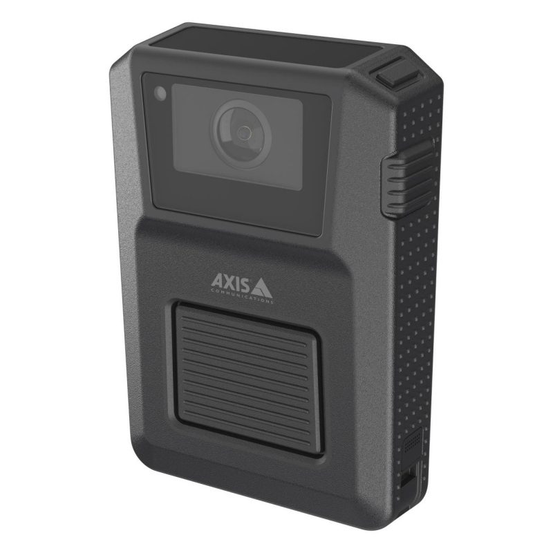 Telecamera per busto wireless CMOS 1920 x 1080 pixel nero a batteria, 0,1 lx, Wi-Fi 802.11a/b/g, Wi-Fi 4 - Axis W120