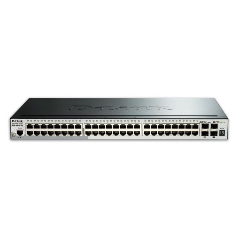Switch di rete gestito L3 Gigabit Ethernet 10/100/1000 1U nero - D-Link DGS-1510-52X