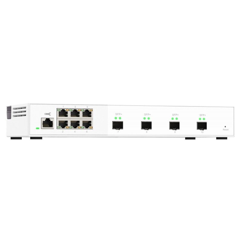 Switch di rete gestito L2 2.5G Ethernet (100/1000/2500) bianco - QNAP QSW-M2106-4S