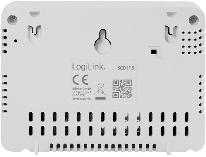 Misuratore di CO2 5000ppm con Allarme Indicatore Temperatura e Umidità - Logilink I-AIR-CO2