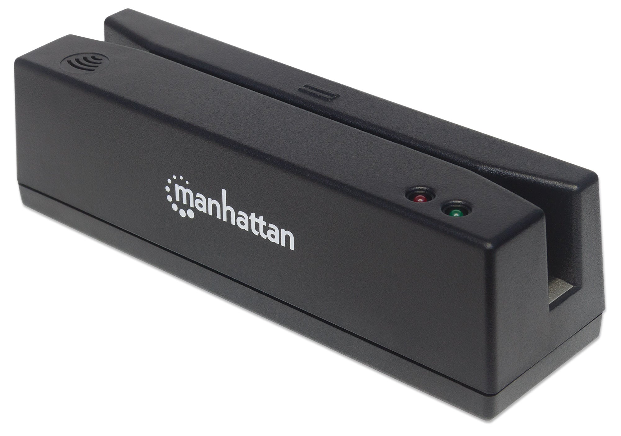 Lettore di card a banda magnetica traccia 1, 2 e 3 interfaccia USB - Manhattan I-BADGE 123-USB/ET