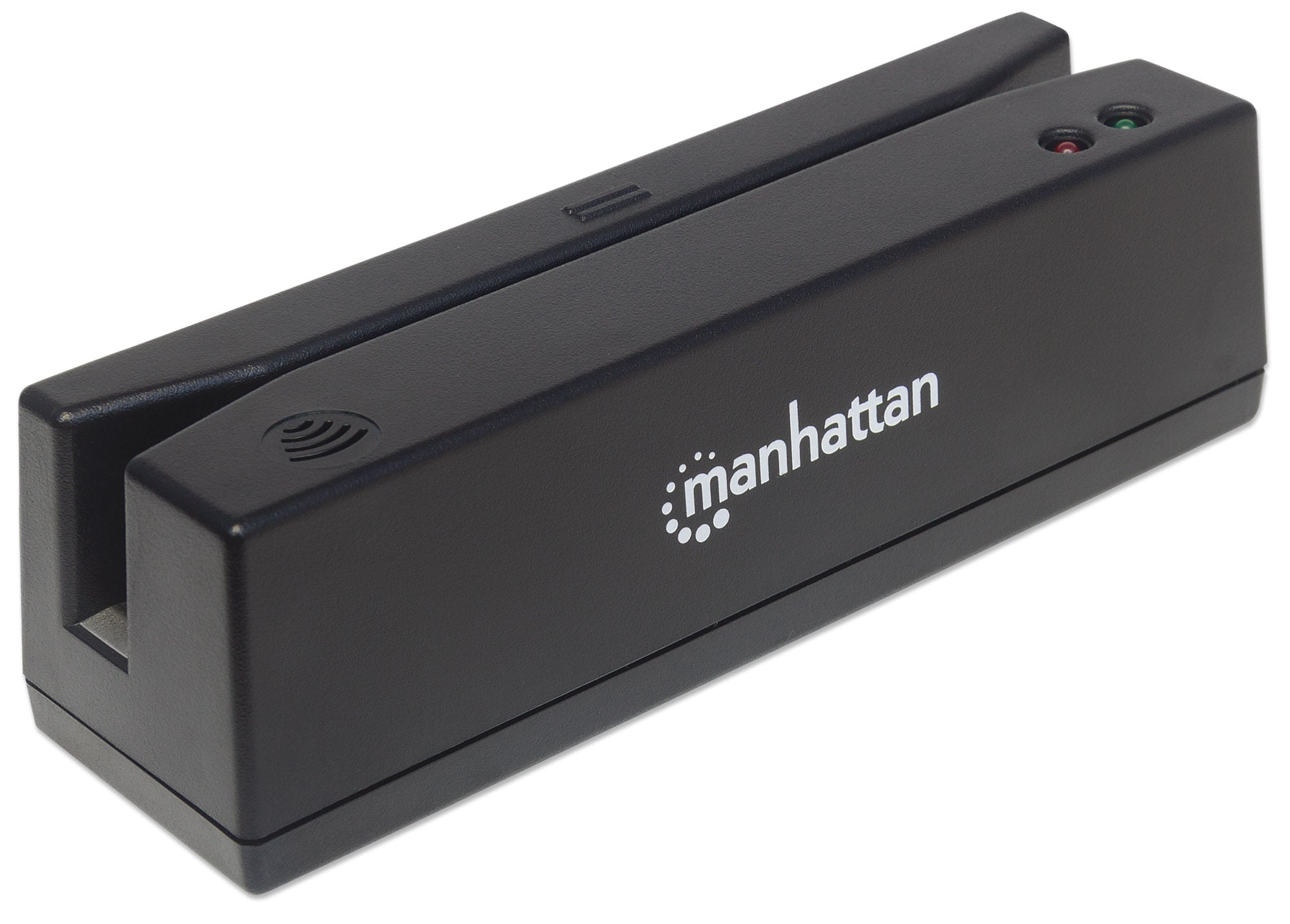 Lettore di card a banda magnetica traccia 1, 2 e 3 interfaccia USB - Manhattan I-BADGE 123-USB/ET
