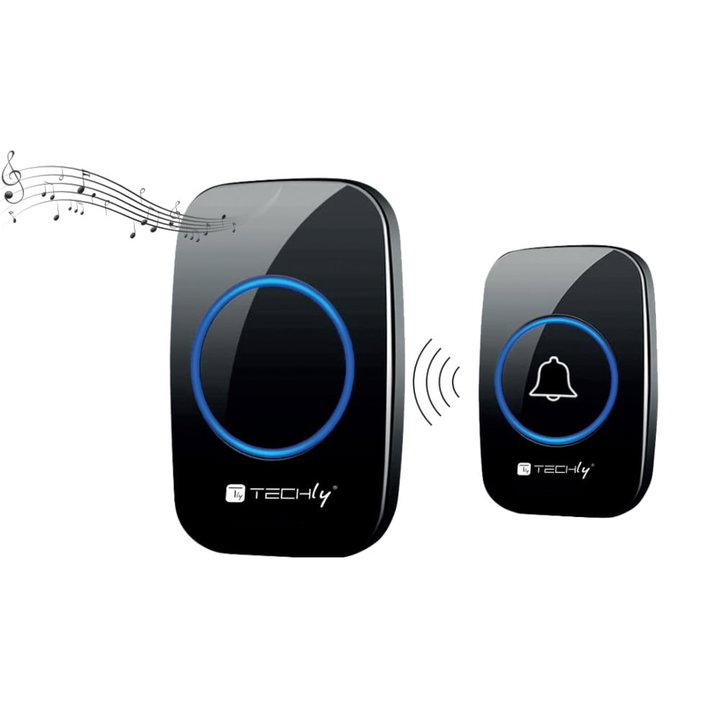Wireless Doorbell Kit up to 300m - Techly I-BELL-RING04