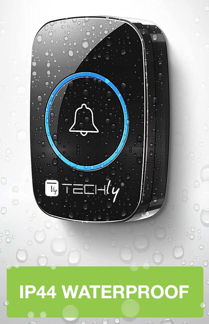 Wireless Doorbell Kit up to 300m - Techly I-BELL-RING04